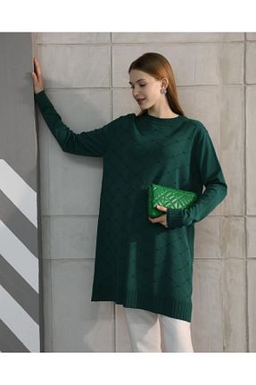 تونیک حجاب سبز زنانه تریکو Lovest - کد 904206256