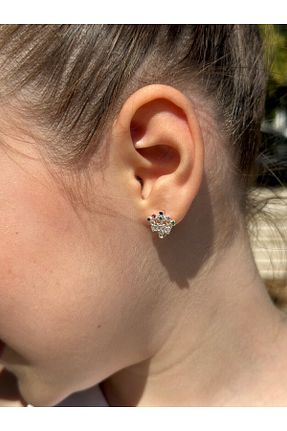 گوشواره نقره سفید بچه گانه 925 عیار LITTLELUXE - کد 883874027