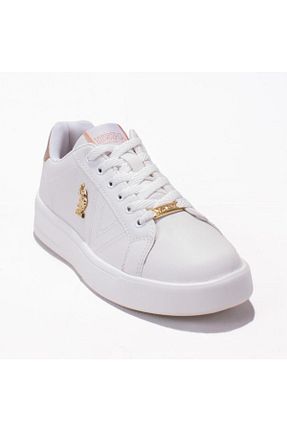 کفش اسنیکر سفید زنانه بند دار U.S. Polo Assn. - کد 904225198