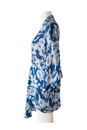 کیمونو و کافتان سرمه ای زنانه پنبه ای Ocean Child Boutique - کد 902828287