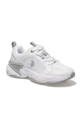 کفش اسنیکر سفید زنانه بند دار U.S. Polo Assn. - کد 905393158