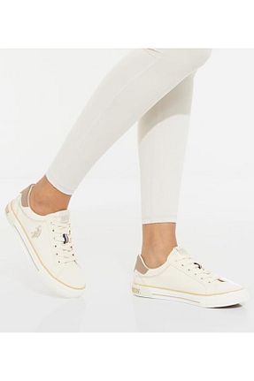 کفش اسنیکر سفید زنانه بند دار U.S. Polo Assn. - کد 905393323