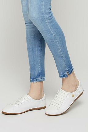 کفش اسنیکر سفید زنانه بند دار U.S. Polo Assn. - کد 904227048