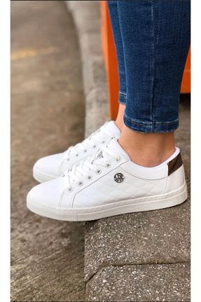 کفش اسنیکر سفید زنانه بند دار U.S. Polo Assn. - کد 904224657