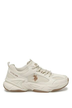 کفش اسنیکر سفید زنانه بند دار U.S. Polo Assn. - کد 905393393