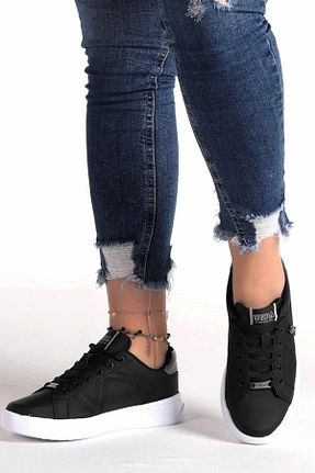 کفش اسنیکر مشکی زنانه بند دار U.S. Polo Assn. - کد 904225473