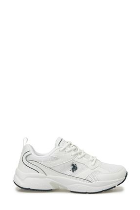کفش اسنیکر سفید بچه گانه بند دار U.S. Polo Assn. - کد 904225304
