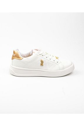 کفش اسنیکر سفید زنانه بند دار U.S. Polo Assn. - کد 904232097