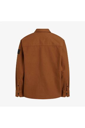 پیراهن قهوه ای مردانه Relaxed Calvin Klein - کد 905498137