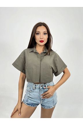 بادی رنگی زنانه یقه پیراهنی fevien - کد 904289911
