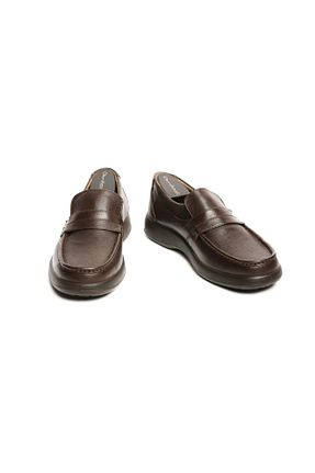 کفش کژوال قهوه ای مردانه پاشنه کوتاه (1 - 4 سانتی متر) kirby - کد 904299546