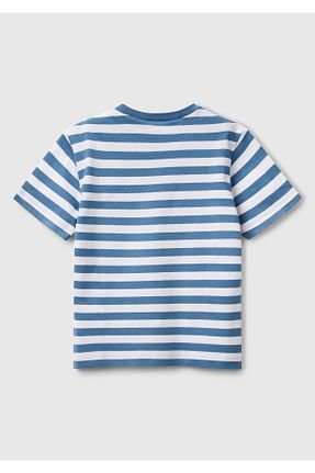 تیشرت آبی بچه گانه رگولار United Colors of Benetton - کد 904301442