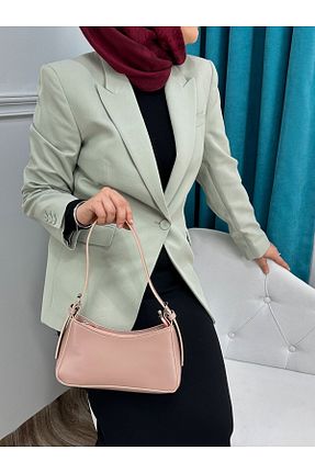کیف دوشی صورتی زنانه چرم مصنوعی ESNASTORE - کد 902927597