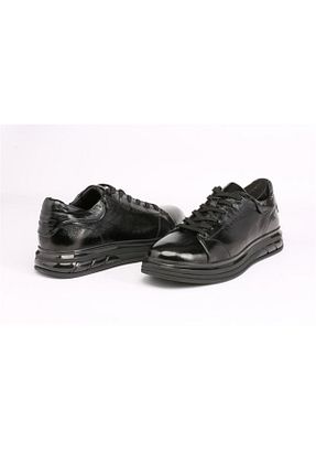 کفش کژوال مشکی مردانه پاشنه کوتاه (1 - 4 سانتی متر) Plus - کد 904300224