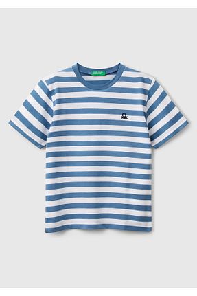 تیشرت آبی بچه گانه رگولار United Colors of Benetton - کد 904301442