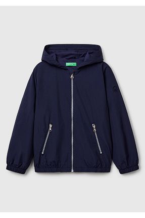بادگیر و بارانی سرمه ای بچه گانه رگولار United Colors of Benetton - کد 905555323