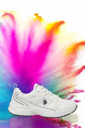 کفش دو و میدانی و تمرینی سفید زنانه U.S. Polo Assn. - کد 905576902
