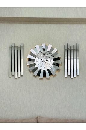 ساعت دیواری طوسی 50 x 100 Pey Aksesuar - کد 904307967