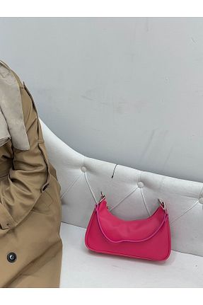 کیف دوشی صورتی زنانه چرم مصنوعی ESNASTORE - کد 902927024