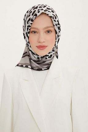 روسری طوسی İpek Tivil Armine - کد 833164965