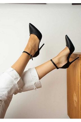 کفش استایلیتو مشکی پاشنه نازک ACMZ SHOES - کد 905654756