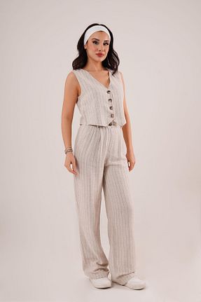 ست بالاتنه و پائین تنه سرمه ای زنانه بافتنی Hipo Trend - کد 904341396