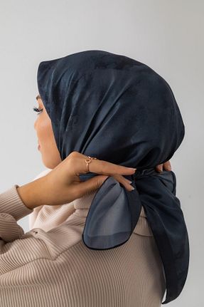 روسری مشکی پلی استر Silk Home - کد 381536365