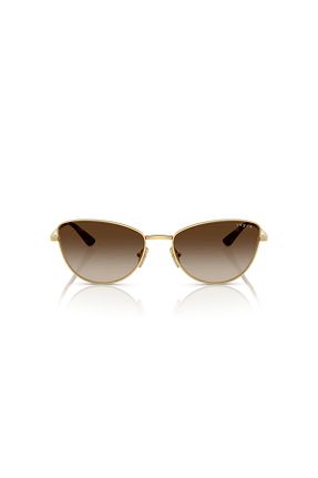 عینک آفتابی قهوه ای زنانه UV400 Vogue - کد 931893300