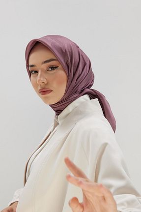 روسری صورتی پلی استر Silk Home - کد 775772073