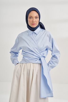 روسری سرمه ای پلی استر ARMANDA - کد 904354625