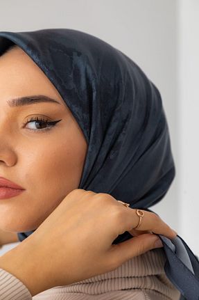 روسری مشکی پلی استر Silk Home - کد 381536365
