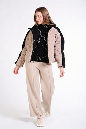 شلوار مشکی زنانه مخلوط ویسکون Sassofono - کد 904343722