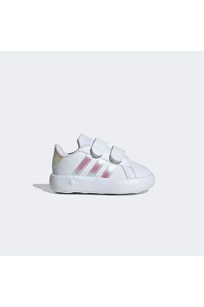 کفش اسنیکر سفید بچه گانه چسبی adidas - کد 798422992