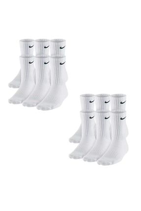 جوراب سفید زنانه پنبه ای Nike - کد 904415140