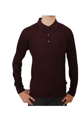 پلیور زرشکی مردانه ساده MODA - کد 902926473