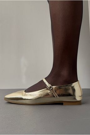 بابت طلائی زنانه پلی اورتان Mupa Shoes - کد 815857505