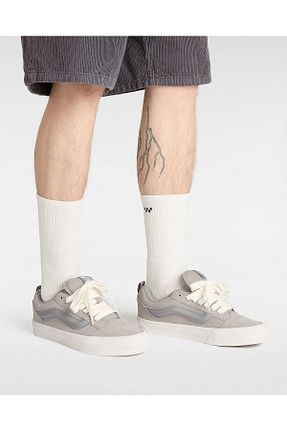 کفش اسنیکر طوسی زنانه بند دار Vans - کد 904436473
