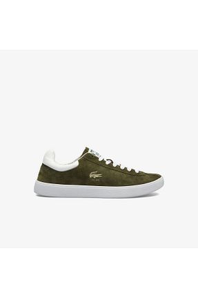 کفش اسنیکر سبز مردانه بند دار Lacoste - کد 838637817