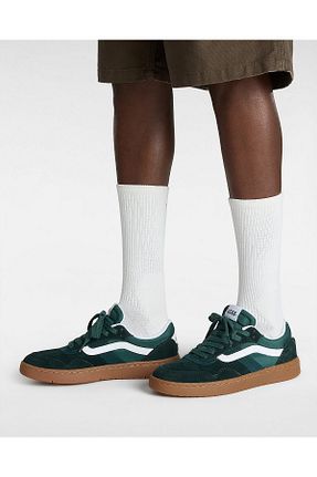 کفش اسنیکر سبز زنانه بند دار Vans - کد 904437017