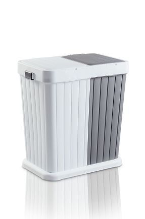 سبد لباس طوسی پلاستیک plastyol - کد 826432476