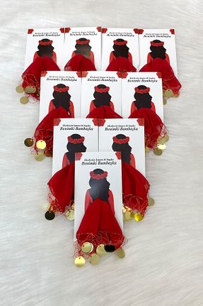 عقد و عروسی و حنابندان قرمز ZEYMERADE - کد 904455250