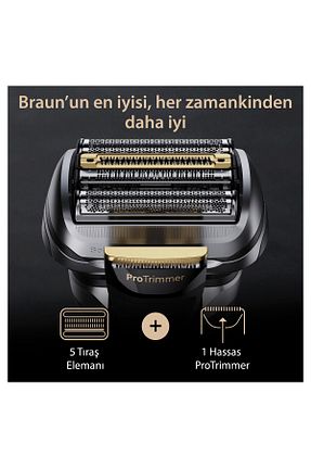 ماشین اصلاح صورت طلائی بی سیم Braun - کد 837807386