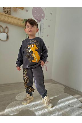 ست بالاتنه و پائین تنه مشکی بچه گانه بافتنی öykümgaleria - کد 905742826