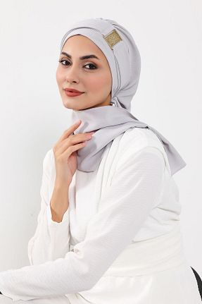 شال طوسی زنانه Aisha