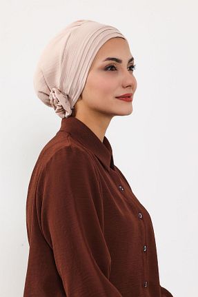 کلاه شنای حجاب طوسی زنانه Aisha