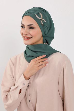 شال سبز زنانه Aisha