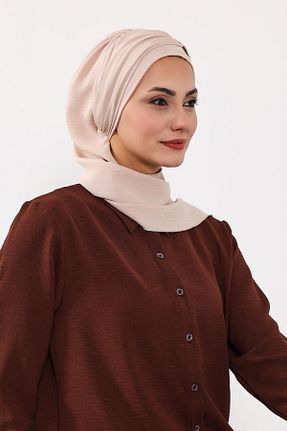 شال بژ زنانه Aisha