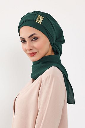 شال سبز زنانه Aisha