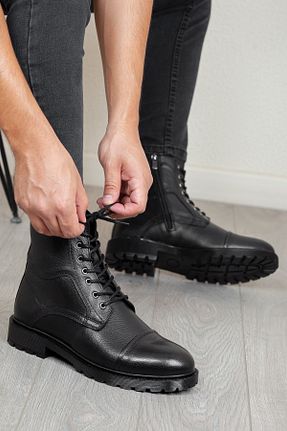 بوت / نیم بوت مشکی مردانه پارچه Daxtors - کد 353865268