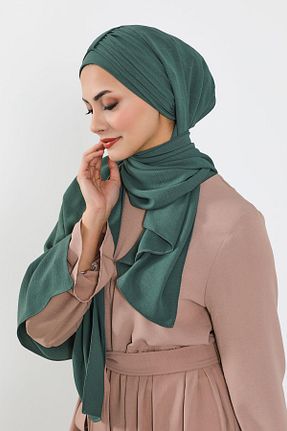 شال سبز زنانه Aisha